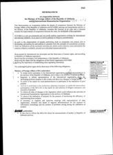 6. Проект Меморандум о сотрудничестве между МИД Абхазии и Международной гуманитарной организацией ЭКО-Би