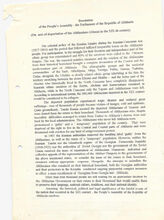 29. Resolution of the People's Assembley - the Parliament of the Republic of Abkhazia (On acts of deportation  of the Abkhazians...