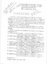 83. Заявление Народного Фронта Абхазии "Аидгылара" Председателю Гудаутского районного исполнительного комитета Народных депутатов Абхазской АССР тов. Лакоба И. Д., 14 марта 1989 года