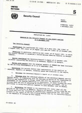 43. Security Council Resolution 881 (1993), Adopted by the Security Council at its 3304th meeting (две копии) и перевод