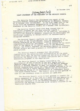 25. Draft Statement of the President of the Security Council (S/1996/PRST/43)
