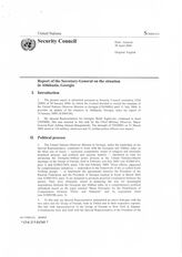 23. Report of the Secretary-General on the situation in Abkhazia, Georgia на английском языке