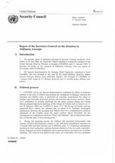 39. Report of the Secretary-General on the situation in Abkhazia, Georgia на английском языке
