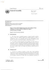 9. Доклад Генерального секретаря ООН о положении внутренне перемещённых лиц и беженцев из Абхазии, Грузии и Цхинвальского региона/Южной Осетии (A/65/846) на английском языке