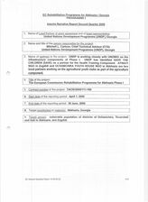 16. EC Rehabilitation Programme for Abkhazia / Georgia. Interim Narrative Report Second Quarter 2006