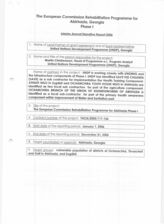 18. EC Rehabilitation Programme for Abkhazia / Georgia. Interim Narrative Report  2006