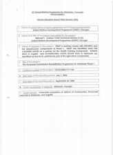 19. EC Rehabilitation Programme for Abkhazia / Georgia. Interim Narrative Report Third Quarter 2006