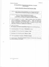27. Промежуточный повествовательный отчёт. Программа реабилитации ЕС для Абхазии. Программа I квартал 2006 г. на английском языке
