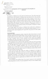 46. Доклад Экологической инспекции Кабинета министров Республики Абхазия «Geography and the environment of the Republic of Abkhazia» на английском языке